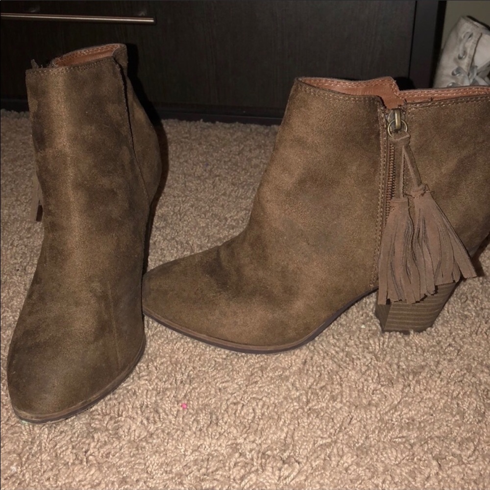 Brand new booties tan